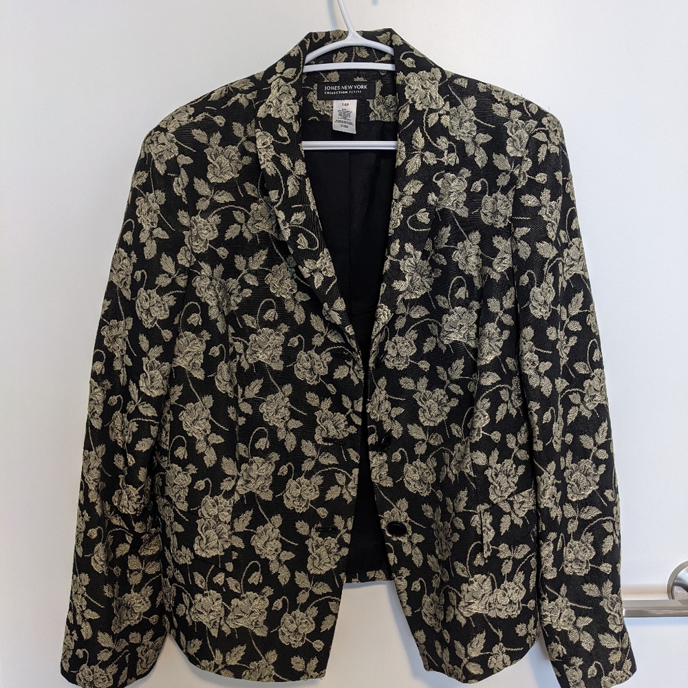 Jones New York Floral Blazer